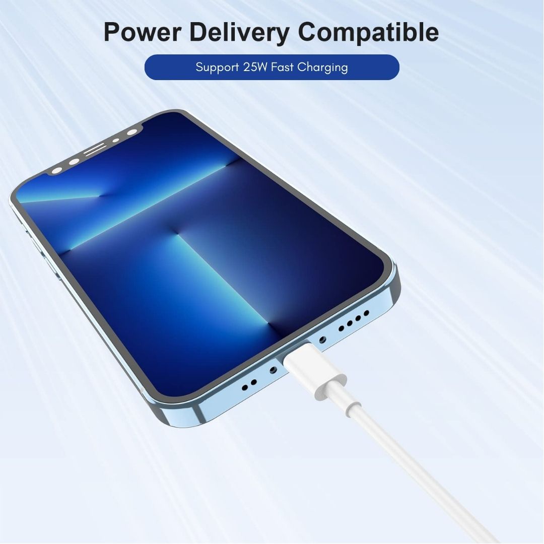 Super-fast 25W USB-C to Lightning Complete Charger for iPhone