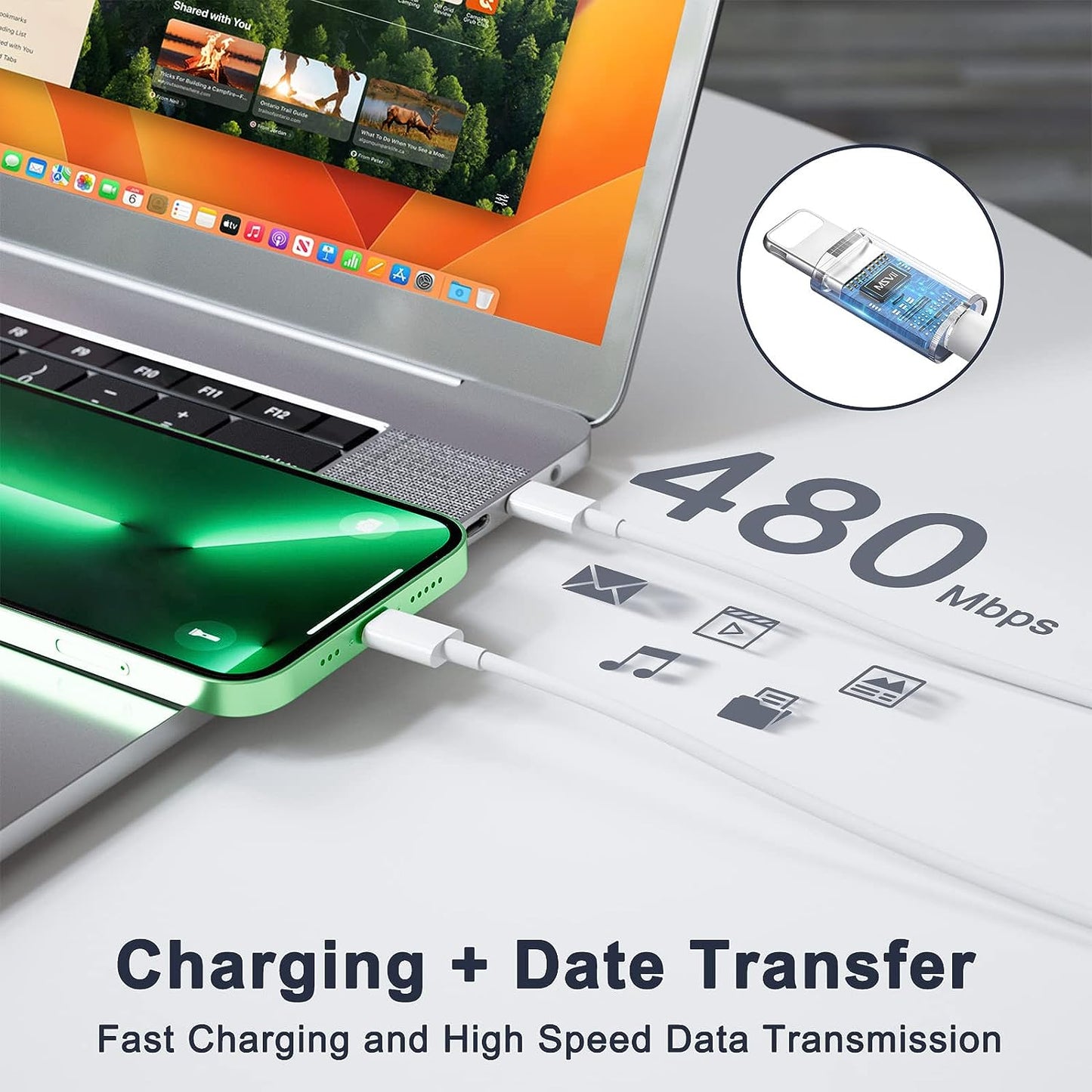 Super-fast 25W USB-C to Lightning Complete Charger for iPhone